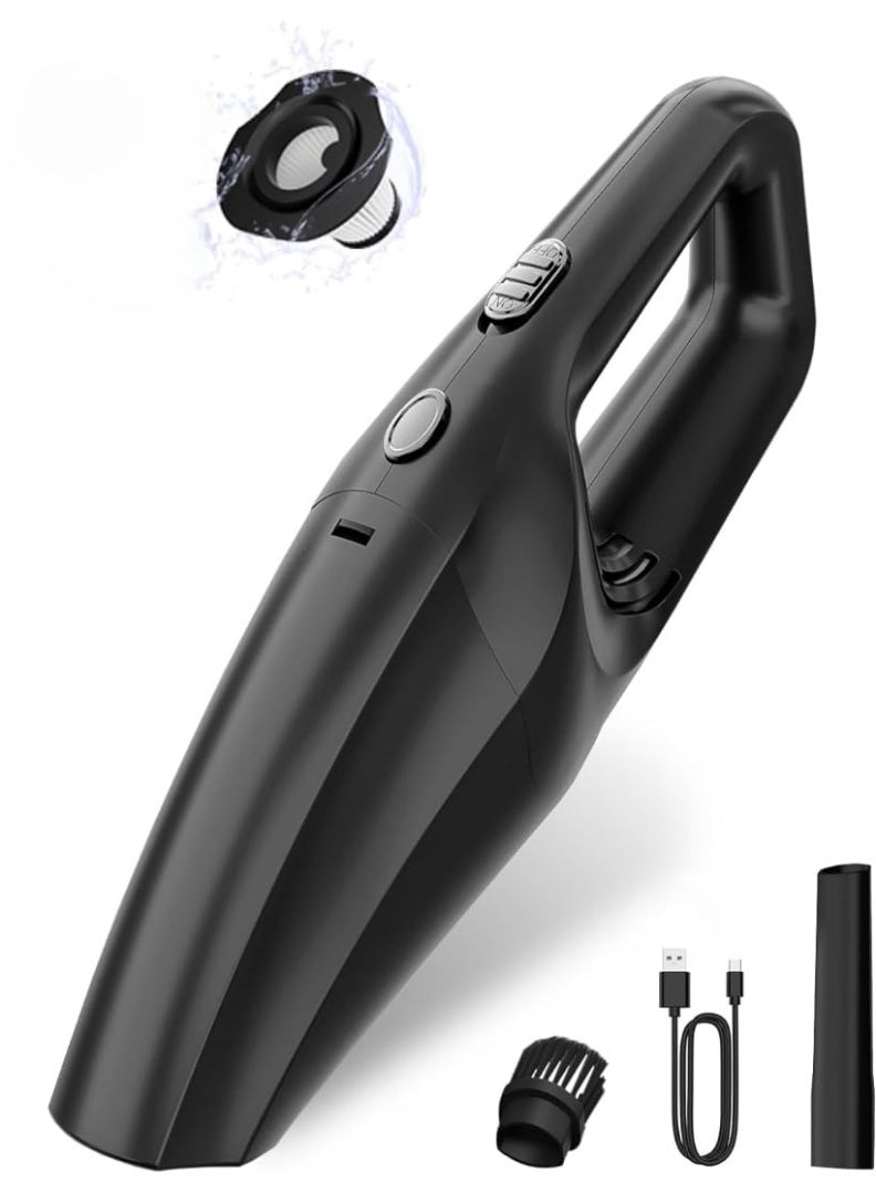 Arabest Handheld Vacuum Cordless, Car Vacuums Powerful with Rechargeable Battery, Portable Hand Held Vacuum Cordless with Washable HEPA Filter, Mini Vacuums Kit for Men and Women - Image 1
